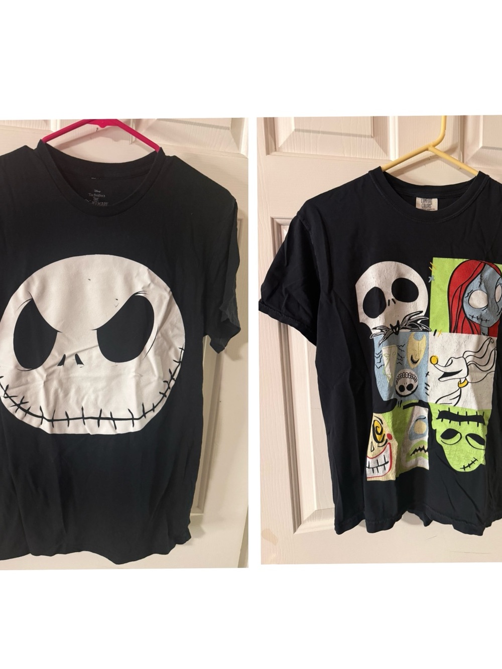 Disney The Nightmare Before Christmas Black unisex Graphic T-Shirt Bundle